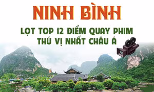 Ninh Bình lọt top 12 điểm quay phim thú vị nhất châu Á
