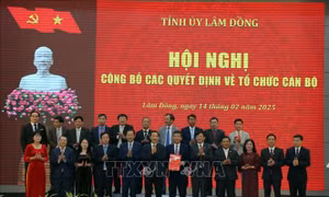 Lâm Đồng kết thúc hoạt động của 10 đảng đoàn, thành lập mới 2 đảng bộ