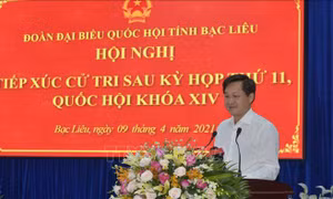 Phó Thủ tướng Lê Minh Khái tiếp xúc cử tri tại Bạc Liêu