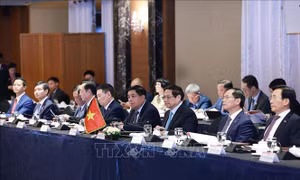 Thủ tướng Phạm Minh Chính tọa đàm với các doanh nghiệp lớn của Hàn Quốc