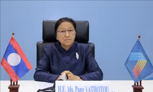 Chủ tịch Quốc hội Lào đánh giá Việt Nam đã làm rất tốt vai trò Chủ tịch AIPA 41