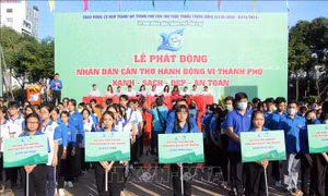 Nhân dân Cần Thơ hành động vì thành phố xanh – sạch – đẹp – an toàn