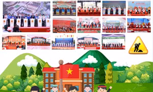 Sáng 9/11, đồng loạt khởi công 72 trường phổ thông nội trú liên cấp tại các xã biên giới 