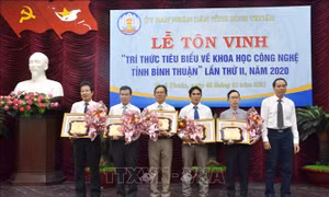 Tôn vinh trí thức tiêu biểu về khoa học công nghệ tỉnh Bình Thuận