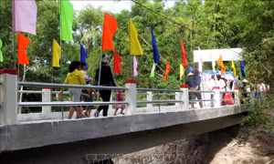 Trên 300 hộ dân ở Diên Trường đã có cầu mới, bớt nỗi lo mùa mưa lũ