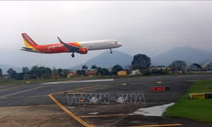 Máy bay Vietjet đi nhầm vào đường lăn tạm dừng khai thác