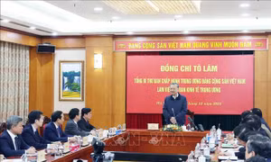 Tổng Bí thư Tô Lâm làm việc với Ban Kinh tế Trung ương