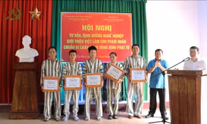 Định hướng nghề nghiệp cho phạm nhân sắp chấp hành xong hình phạt tù