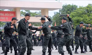 Công an tỉnh Hòa Bình nâng cao năng lực dự bị chiến đấu, phục vụ nhiệm vụ đột xuất