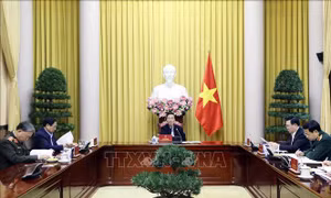 Phiên họp thứ tư Hội đồng Quốc phòng và An ninh nhiệm kỳ 2021 - 2026