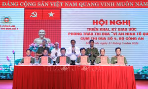 Phát động phong trào thi đua 'Vì an ninh Tổ quốc' năm 2026 Cụm thi đua số 4