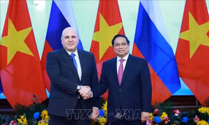 Thủ tướng Phạm Minh Chính hội đàm với Thủ tướng Liên bang Nga