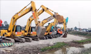 Khởi công dự án đường bộ song hành đường Vành đai 5 - Vùng thủ đô Hà Nội