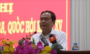 Phó Chủ tịch Thường trực Quốc hội Trần Thanh Mẫn tiếp xúc cử tri tại Hậu Giang