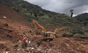 51 người chết, mất tích do sạt lở đất đá tại Trung Quốc