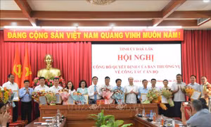 Đắk Lắk điều động, bổ nhiệm nhiều cán bộ chủ chốt