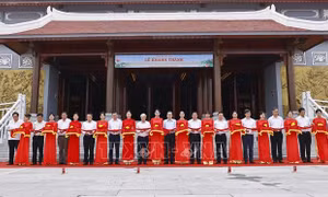 Chủ tịch Quốc hội Trần Thanh Mẫn dự lễ khánh thành Khu lưu niệm Tổng Bí thư Lê Duẩn