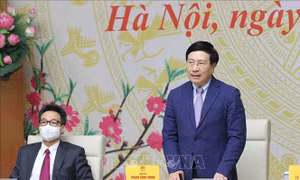 Phó Thủ tướng Phạm Bình Minh: Bắt tay ngay vào công việc, 'không để tháng Giêng là tháng ăn chơi'