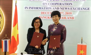 Thông tấn xã Việt Nam và Cục Quan hệ Công chúng Thái Lan thúc đẩy hợp tác