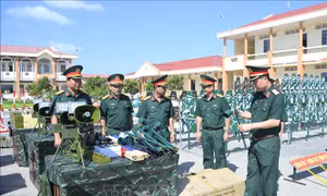 Quân khu 9 kiểm tra công tác sẵn sàng chiến đấu tại Cà Mau 