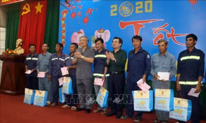 Đoàn công tác Trung ương thăm và chúc Tết tại huyện đảo Phú Quốc
