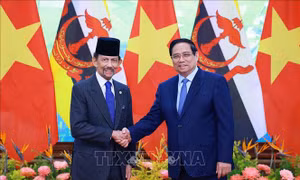 Thủ tướng Phạm Minh Chính đề nghị tiếp tục ưu tiên 4 trọng tâm phát triển quan hệ với Brunei