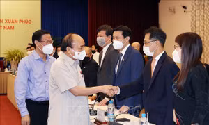 Chủ tịch nước Nguyễn Xuân Phúc gặp mặt Hội Doanh nhân trẻ Việt Nam
