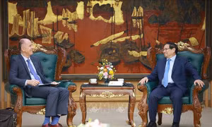 Thủ tướng Phạm Minh Chính tiếp Đoàn cán bộ Quỹ tiền tệ Quốc tế (IMF)