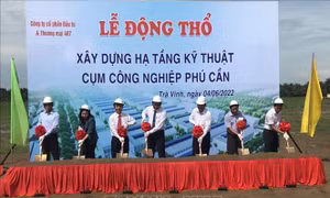 Xây dựng hạ tầng kỹ thuật cụm công nghiệp Phú Cần