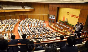 Chủ tịch Quốc hội Hàn Quốc tham quan Nhà Quốc hội
