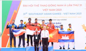 SEA Games 31: Việt Nam giành hai HCV bộ môn đua thuyền Rowing