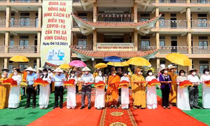 Chùa Quan Âm Đông Hải đưa khu Tăng xá vào phục vụ cách ly điều trị COVID-19
