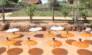 Gìn giữ và phát triển nghề làm ô giấy tại Lào