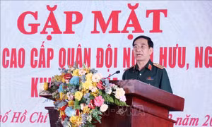 Gặp mặt cán bộ cao cấp Quân đội nghỉ hưu, nghỉ công tác khu vực phía Nam