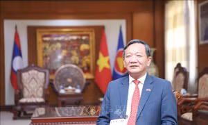 Việt Nam - Lào thúc đẩy hiện thực hóa nội hàm 'gắn kết chiến lược'