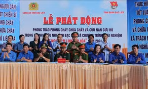 Phát huy tinh thần xung kích của tuổi trẻ Bạc Liêu trong phòng cháy, chữa cháy