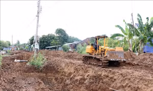 Đẩy nhanh thi công Dự án nâng cấp kênh Chợ Gạo (giai đoạn 2)