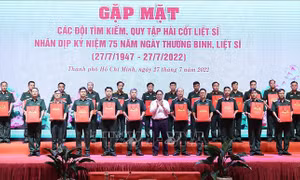 Thủ tướng: Tìm kiếm, quy tập hài cốt liệt sỹ không chỉ là trách nhiệm mà còn là mệnh lệnh từ trái tim