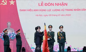 Viện Hàng không Vũ trụ Viettel đón nhận danh hiệu Anh hùng Lực lượng vũ trang nhân dân