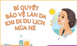Bí quyết bảo vệ làn da khi đi du lịch mùa hè