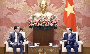 Chủ tịch Quốc hội Trần Thanh Mẫn tiếp Đại sứ Trung Quốc tại Việt Nam