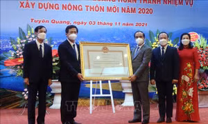 Công bố thành phố Tuyên Quang hoàn thành nhiệm vụ xây dựng nông thôn mới