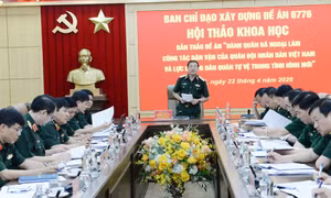 Củng cố 'thế trận lòng dân' thông qua hình thức dân vận đặc sắc của Quân đội