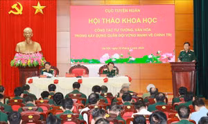 Nâng cao chất lượng công tác tư tưởng, văn hóa để xây dựng Quân đội vững mạnh