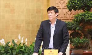 Thứ trưởng Bộ Y tế Nguyễn Thanh Long họp trực tuyến với Bộ trưởng Bộ Y tế Lào