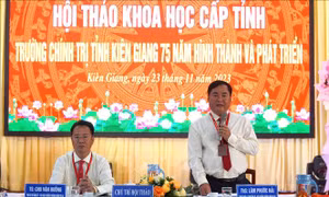 Trường chính trị đẩy mạnh công tác nghiên cứu, giảng dạy, tham vấn chính sách ở địa phương