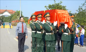Quảng Trị: Đón nhận hài cốt liệt sĩ từ tỉnh Savannakhet, Lào