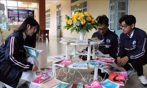 Độc đáo Không gian Văn hóa Hồ Chí Minh trong ngôi trường điểm 