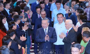 Tổng Bí thư Tô Lâm dự Lễ kỷ niệm 80 năm ngày thành lập ngành Ngoại giao