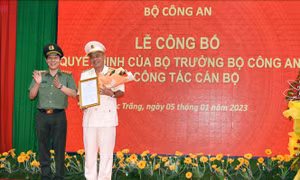 Đại tá Bùi Quốc Khánh giữ chức vụ Giám đốc Công an tỉnh Sóc Trăng
